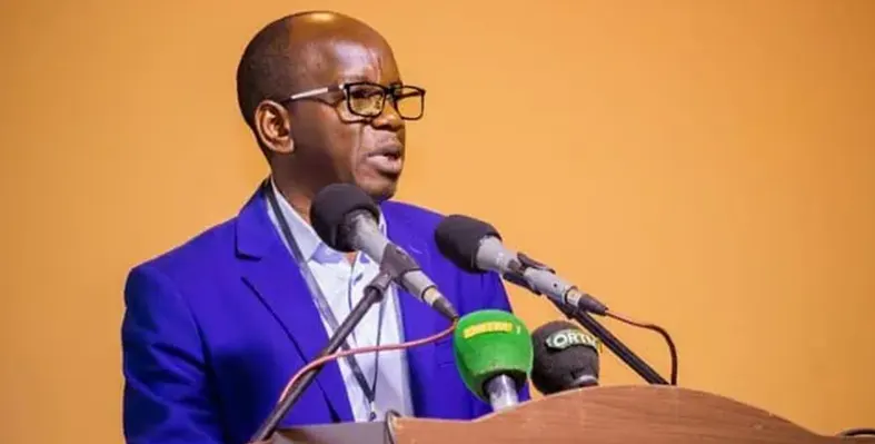 During the forum, AGRA and IFDC reaffirmed their commitment to fostering innovation, capacity-building, and partnerships that prioritise soil health. (Image source: AGRA) Delegate presenting a speech during the event