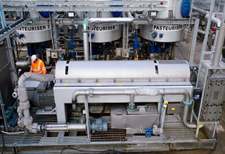 The Alfa Laval Prodec Oil Plus decanter, a key component in the Bisviridi process, seamlessly integrates into any AD facility, offering numerous benefits. (Image source: Alfa Laval)