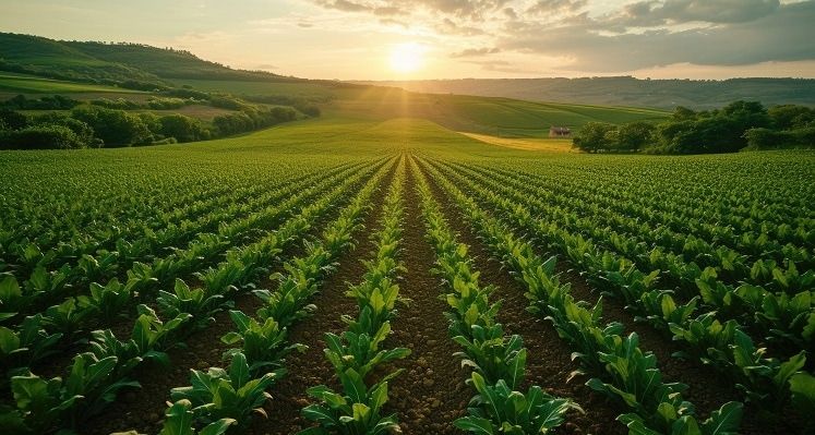 A farm in Asia