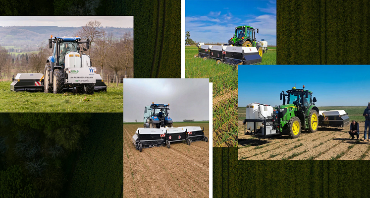 Ecorobotix operating in a field